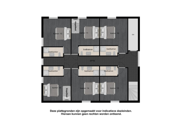 Groepsaccommodatie Eversbosch 2 plattegrond 1e verdieping.png